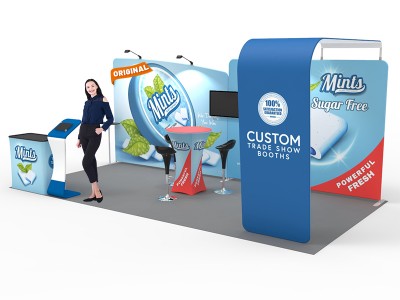 10x20ft Custom Trade Show Booth 13 10x20ft Custom Trade Show Booth 13