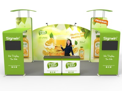 10x20ft Custom Trade Show Booth 14 10x20ft Custom Trade Show Booth 14