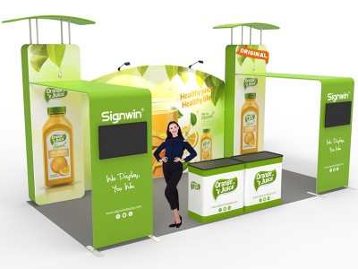 10x20ft Custom Trade Show Booth 14 10x20ft Custom Trade Show Booth 14