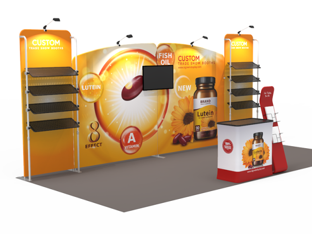 10x20ft Custom Trade Show Booth 16