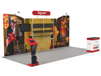 10x20ft Custom Trade Show Booth 17
