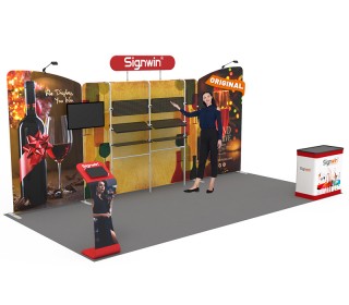 10x20ft Custom Trade Show Booth 17