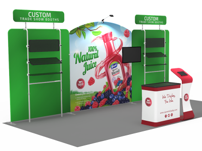 10x20ft Custom Trade Show Booth 19