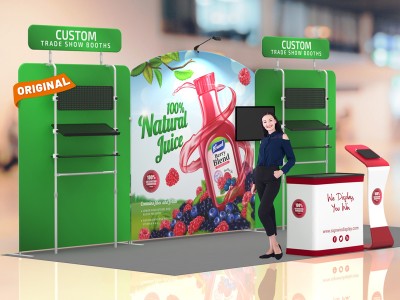 10x20ft Custom Trade Show Booth 19