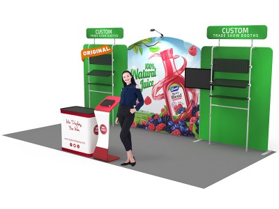 10x20ft Custom Trade Show Booth 19