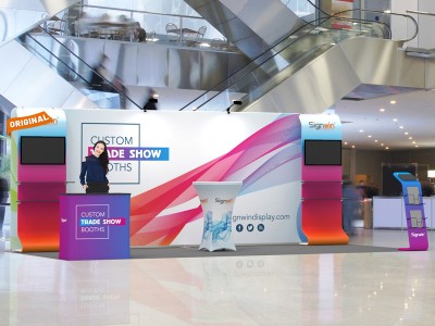 10x20ft Custom Trade Show Booth A