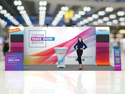 10x20ft Custom Trade Show Booth A
