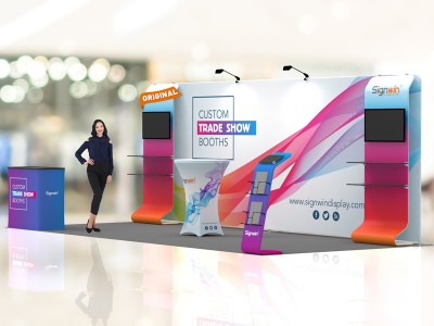 10x20ft Custom Trade Show Booth A