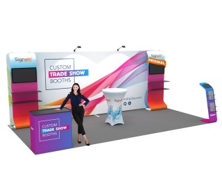 10x20ft Custom Trade Show Booth A