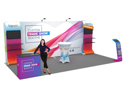 10x20ft Custom Trade Show Booth A 10x20ft Custom Trade Show Booth A