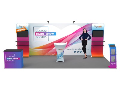 10x20ft Custom Trade Show Booth A 10x20ft Custom Trade Show Booth A