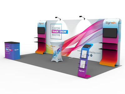 10x20ft Custom Trade Show Booth A