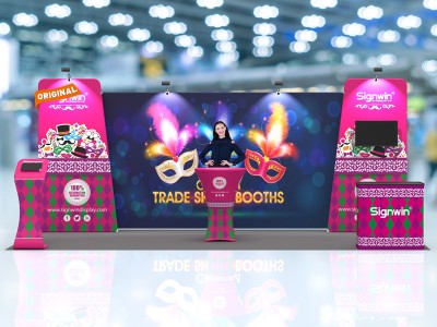 10x20ft Custom Trade Show Booth B