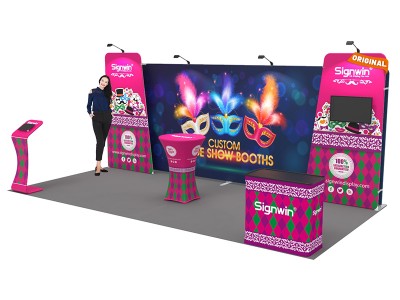 10x20ft Custom Trade Show Booth B