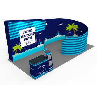 10x20ft Custom Trade Show Booth C