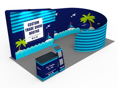 10x20ft Custom Trade Show Booth C