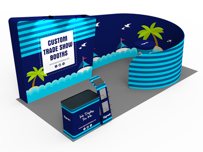 10x20ft Custom Trade Show Booth C