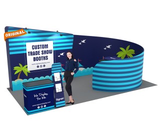 10x20ft Custom Trade Show Booth C