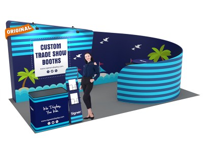 10x20ft Custom Trade Show Booth C 10x20ft Custom Trade Show Booth C