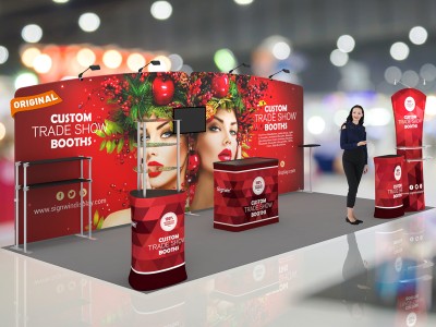 10x20ft Custom Trade Show Booth F