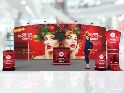 10x20ft Custom Trade Show Booth F