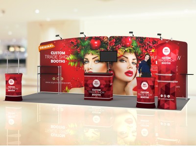 10x20ft Custom Trade Show Booth F