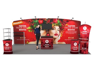 10x20ft Custom Trade Show Booth F