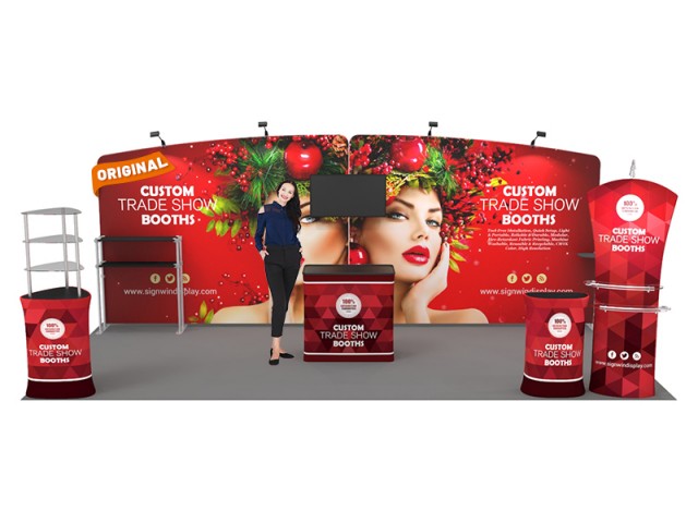 10x20ft Custom Trade Show Booth F