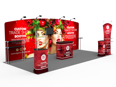 10x20ft Custom Trade Show Booth F