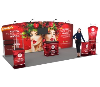 10x20ft Custom Trade Show Booth F