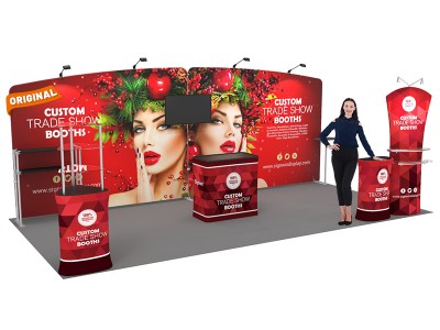 10x20ft Custom Trade Show Booth F