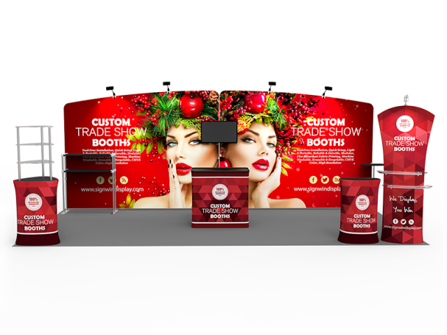 10x20ft Custom Trade Show Booth F