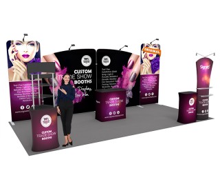 10x20ft Custom Trade Show Booth G