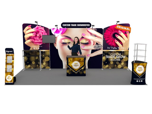 10x20ft Custom Trade Show Booth H