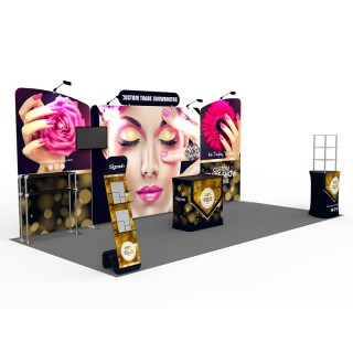 10x20ft Custom Trade Show Booth H