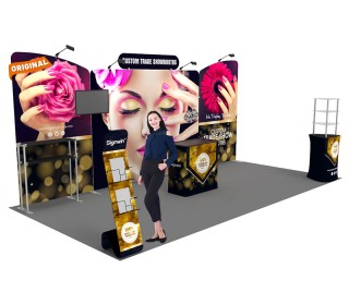 10x20ft Custom Trade Show Booth H