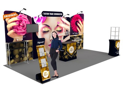 10x20ft Custom Trade Show Booth H