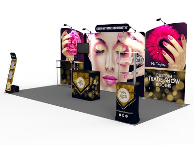 10x20ft Custom Trade Show Booth H