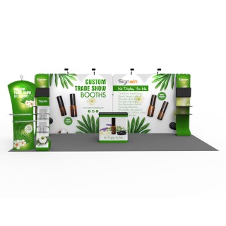 10x20ft Custom Trade Show Booth I