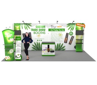 10x20ft Custom Trade Show Booth I