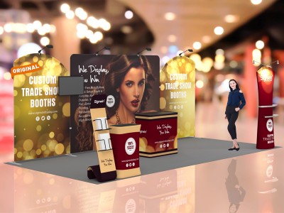10x20ft Custom Trade Show Booth J