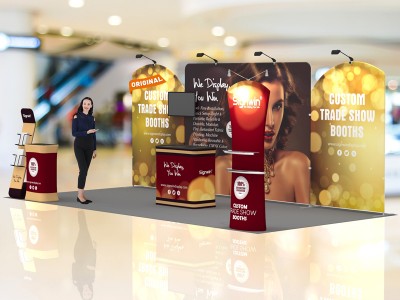 10x20ft Custom Trade Show Booth J