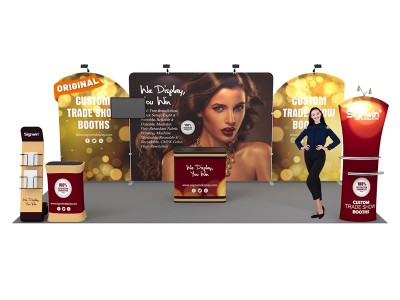 10x20ft Custom Trade Show Booth J 10x20ft Custom Trade Show Booth J