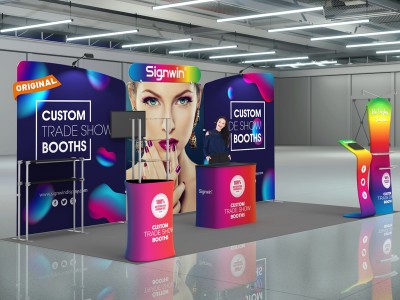 10x20ft Custom Trade Show Booth K