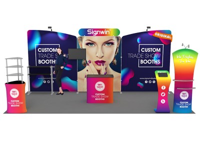 10x20ft Custom Trade Show Booth K 10x20ft Custom Trade Show Booth K
