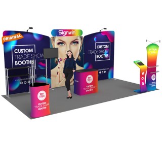 10x20ft Custom Trade Show Booth K