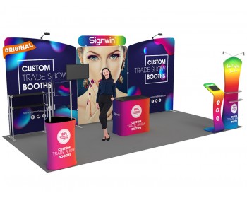 10x20ft Custom Trade Show Booth K