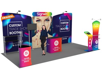 10x20ft Custom Trade Show Booth K 10x20ft Custom Trade Show Booth K