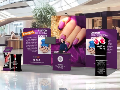 10x20ft Custom Trade Show Booth L 10x20ft Custom Trade Show Booth L