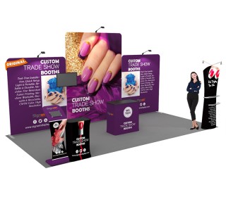 10x20ft Custom Trade Show Booth L